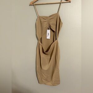 Elegant Tan Dress